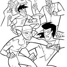Batman spiderman and superman coloring pages