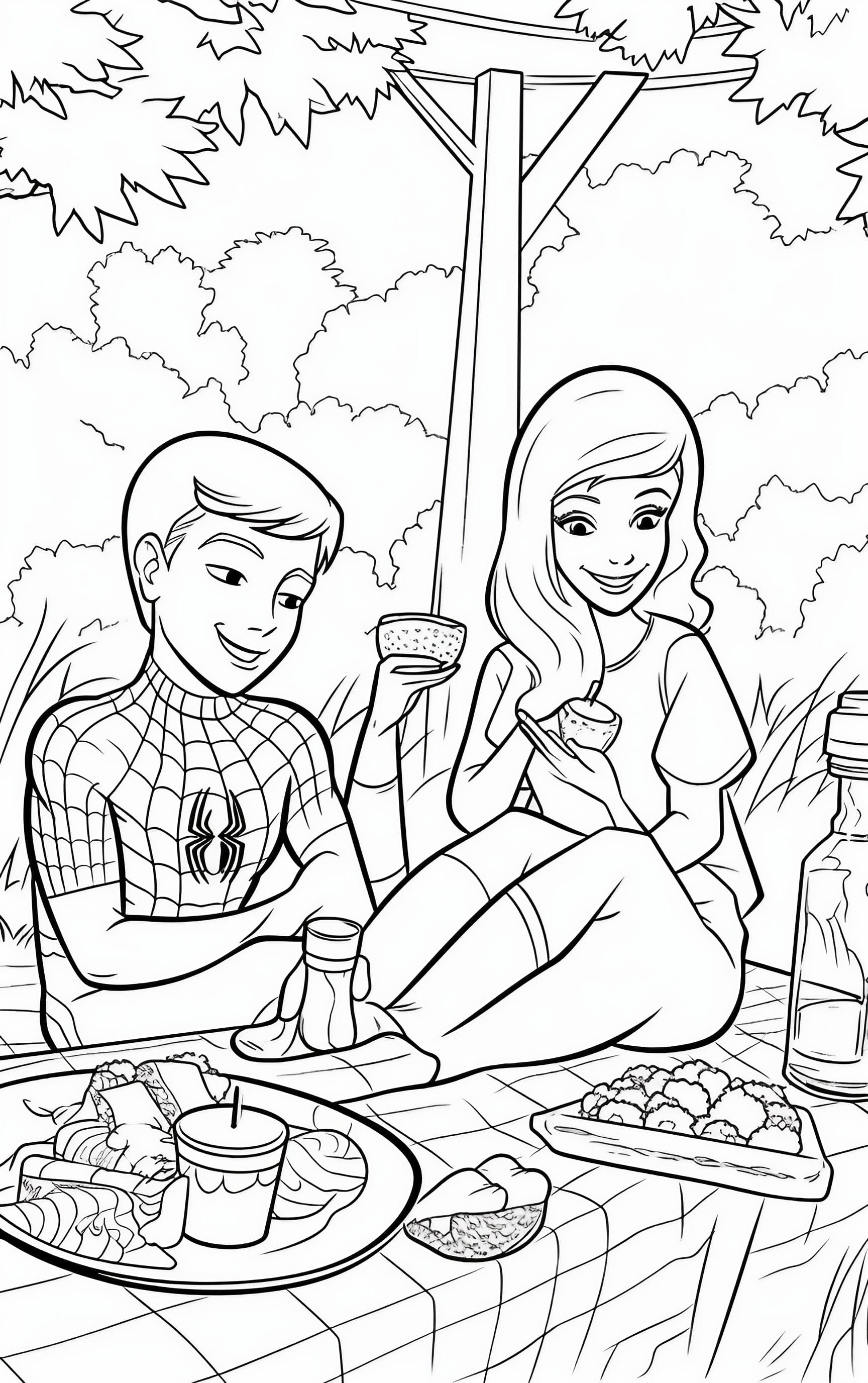 Spiderman coloring pages for free printable