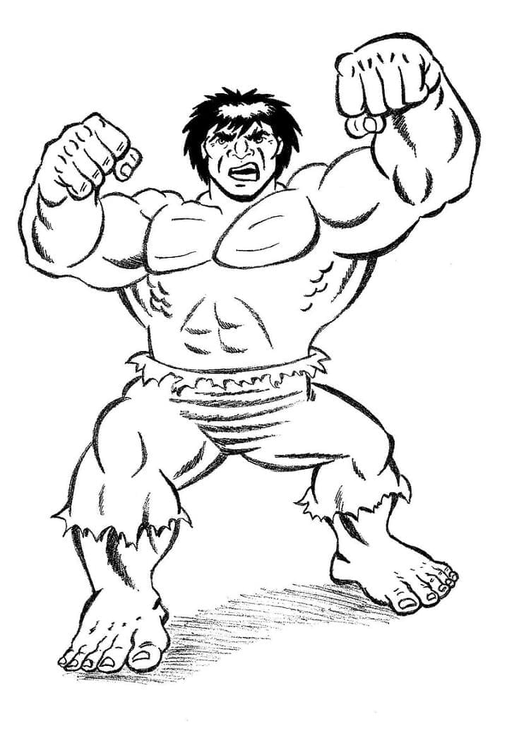 Hulk coloring pages