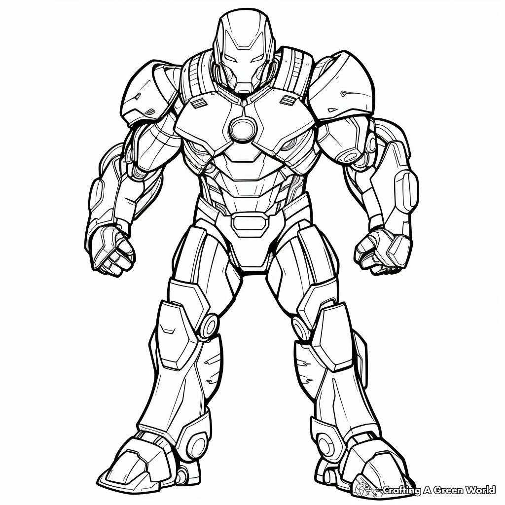 Superhero coloring pages