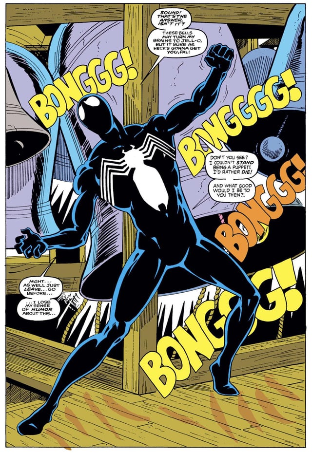 I did a color swap in this classic panelâ i always liked the purple tint rspiderman