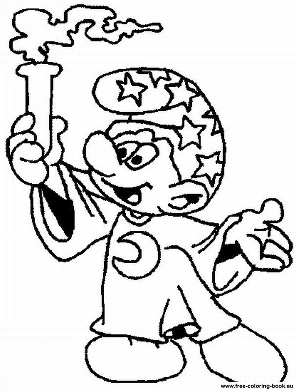 Coloring pages the smurfs