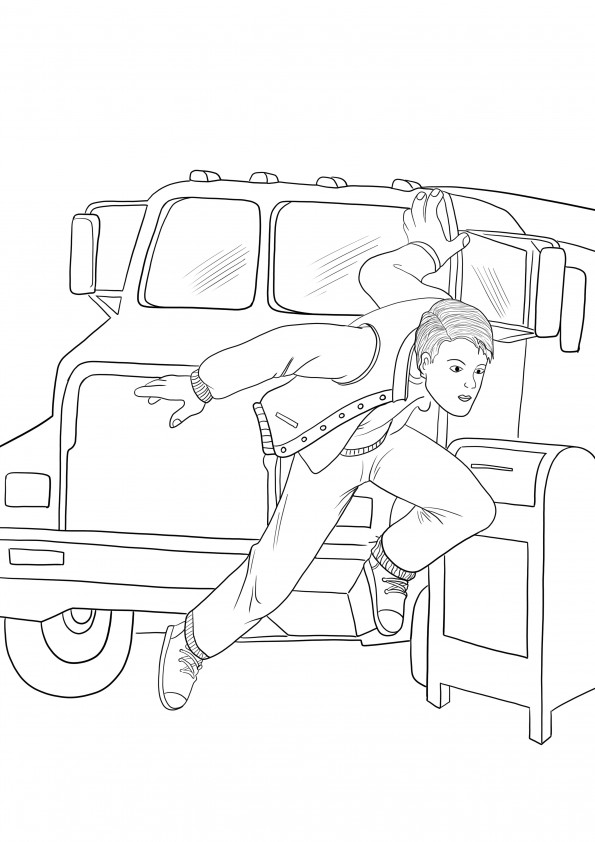 The monster family coloring sheet for kids to print free