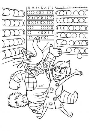 Free printable inside out coloring pages for adults and kids