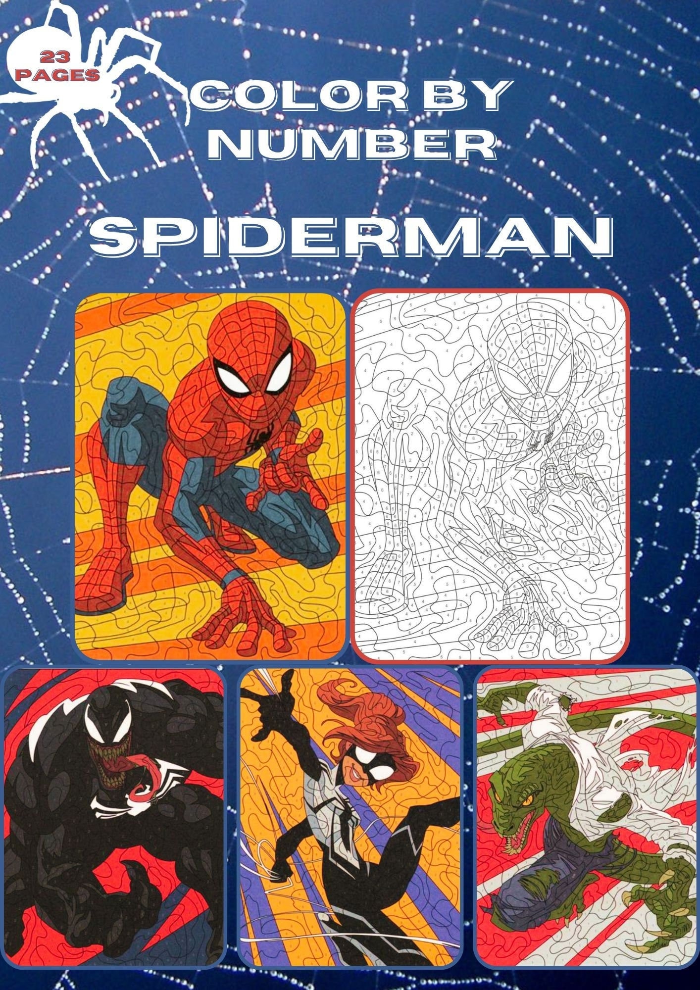 Spider man coloring book