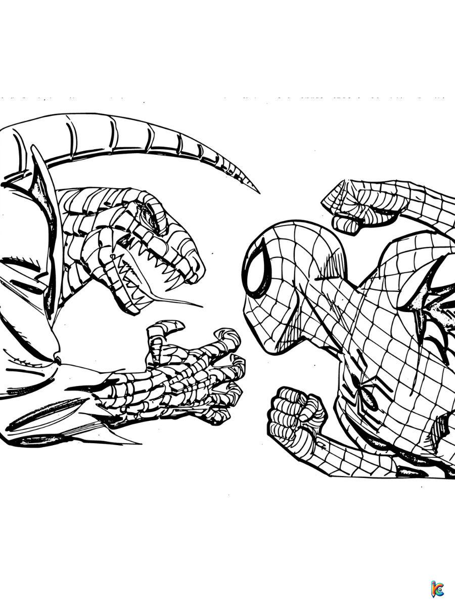 Spiderman coloring pages â