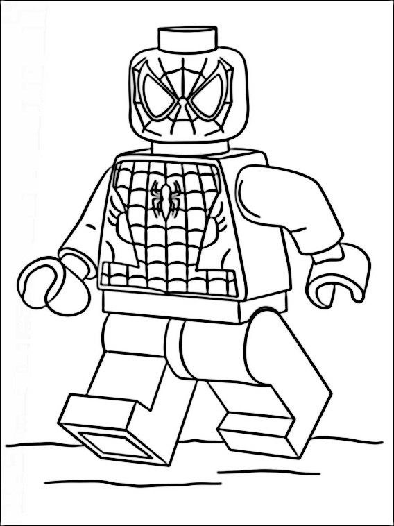 Desenhos para pintar lego marvel heroes spiderman para pintar dibujos para colorear gratis pãginas para colorear para imprimir