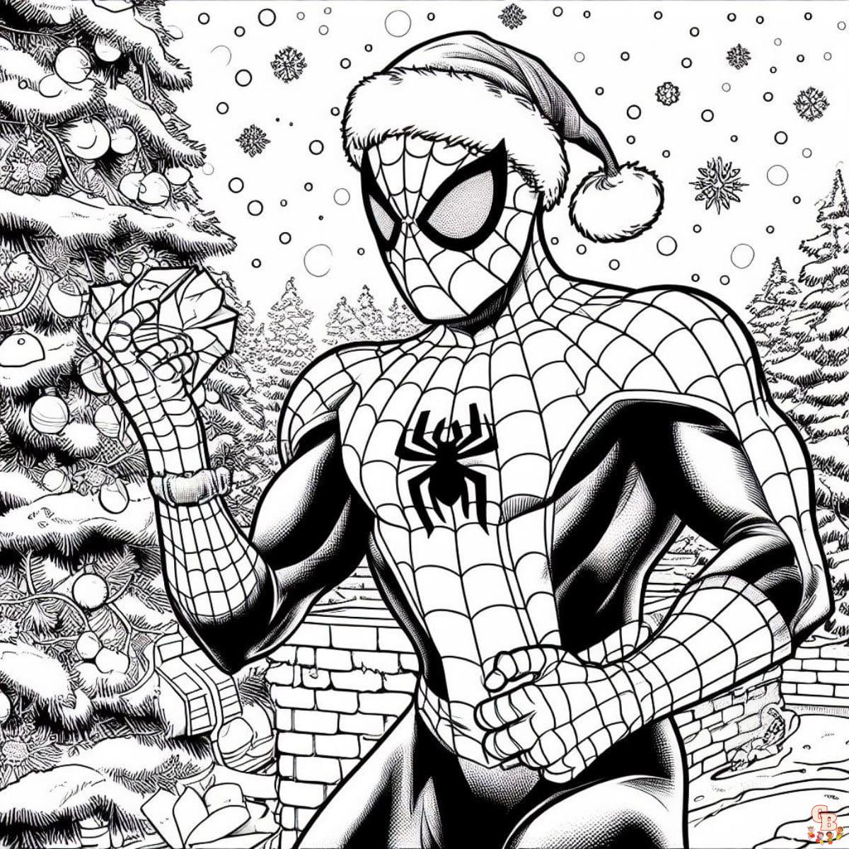 Explore our collection of printable spiderman coloring pages free