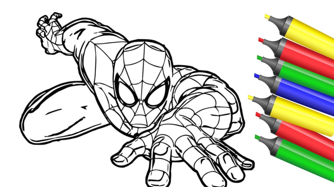 Spider man coloring pages