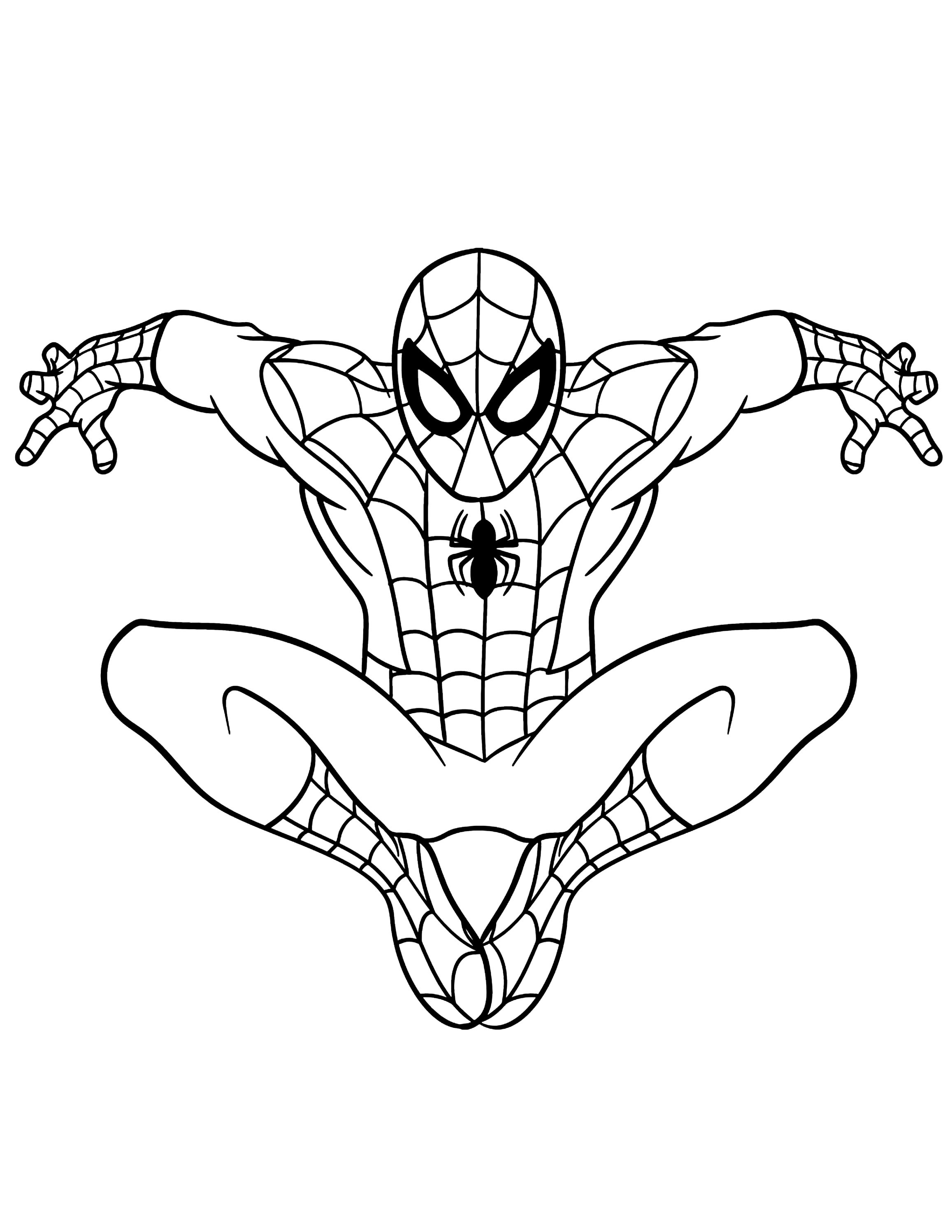 Spiderman coloring pages for kids spiderman coloring superhero coloring pages superhero coloring
