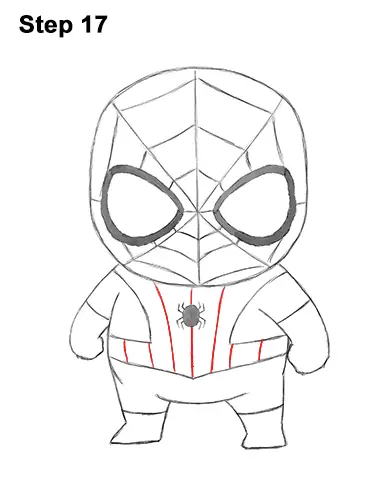 How to draw spider