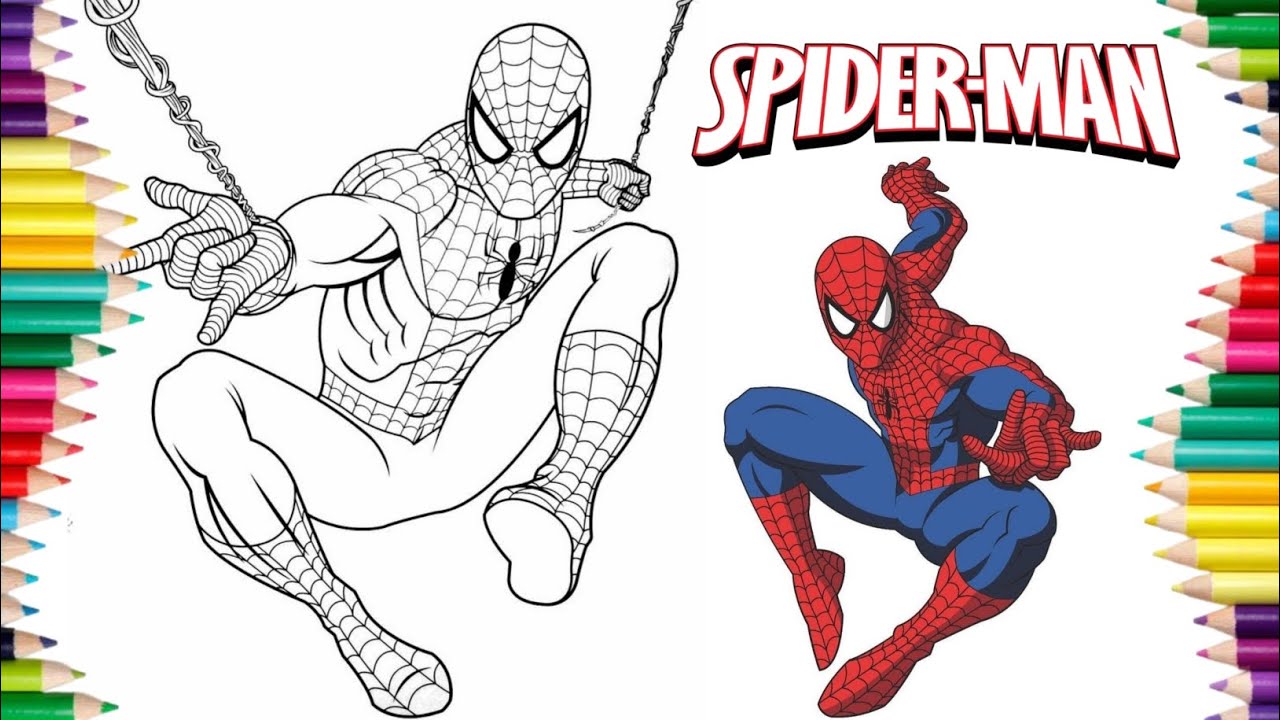 Amazing superhero spider