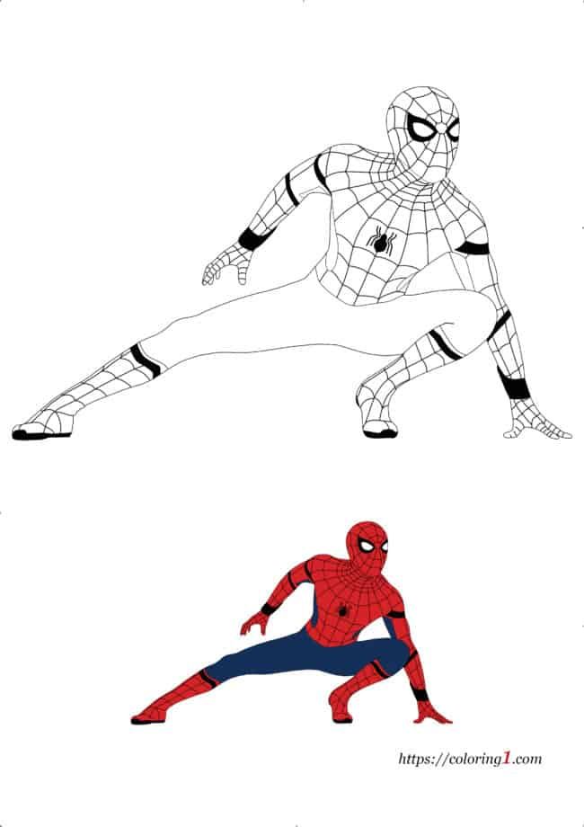 Spiderman homeing with sample spiderman coloring superman coloring pages superhero coloring pages