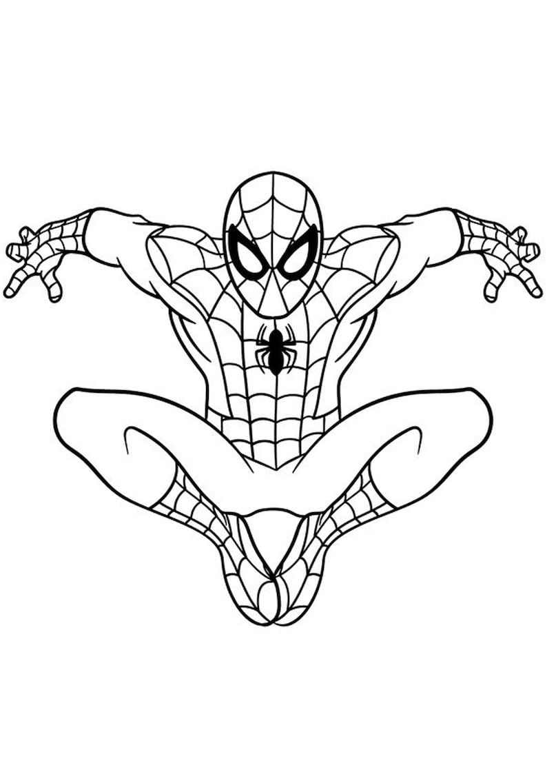 Spiderman coloring pages pdf coloring pages for kids best gift for boys and girls