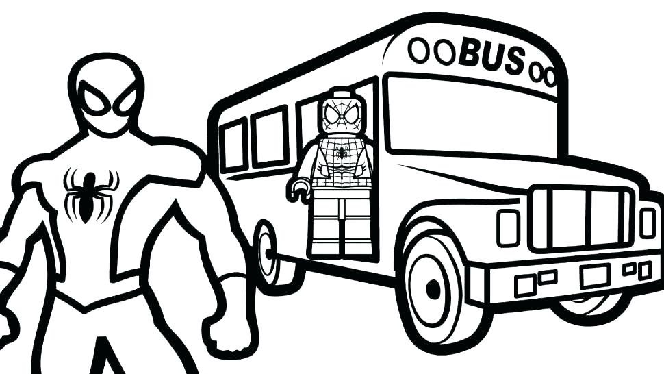Lego spiderman coloring pages ð to print and color