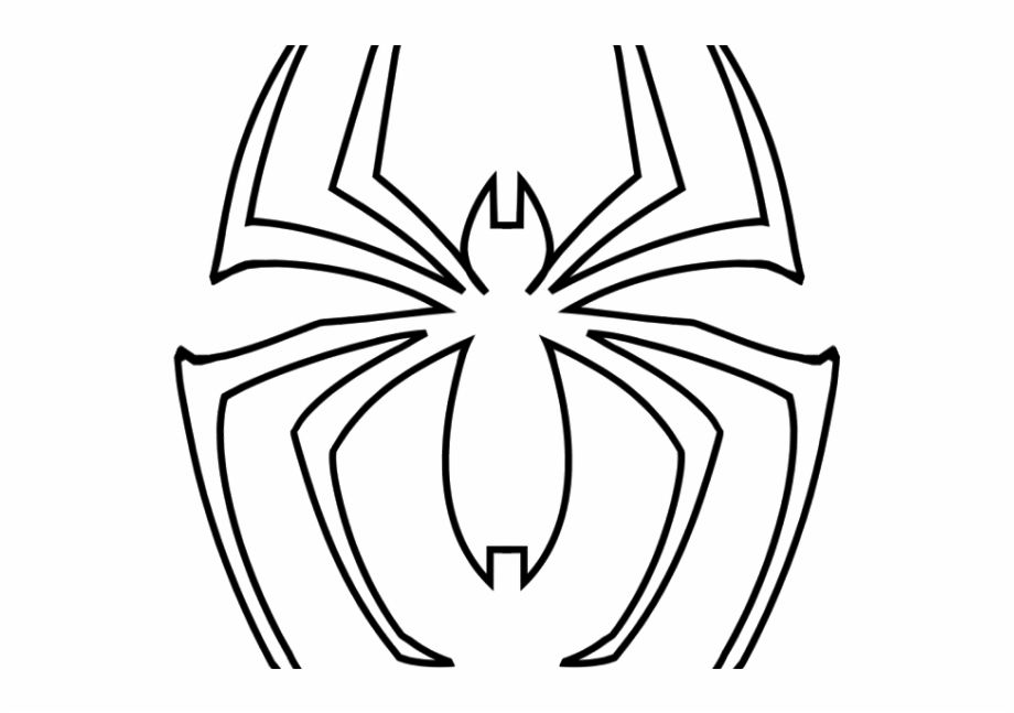 Download or print this amazing coloring page spiderman chest logo png