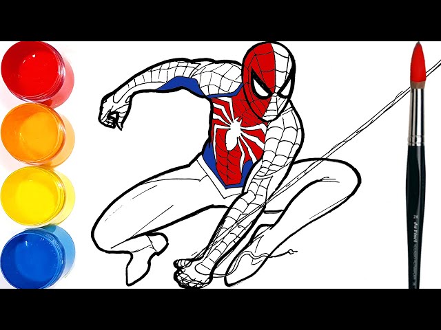 How to draw spider