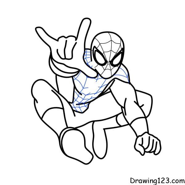 Spider man drawing tutorial