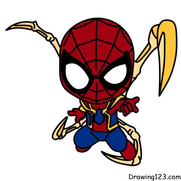Spider man drawing tutorial