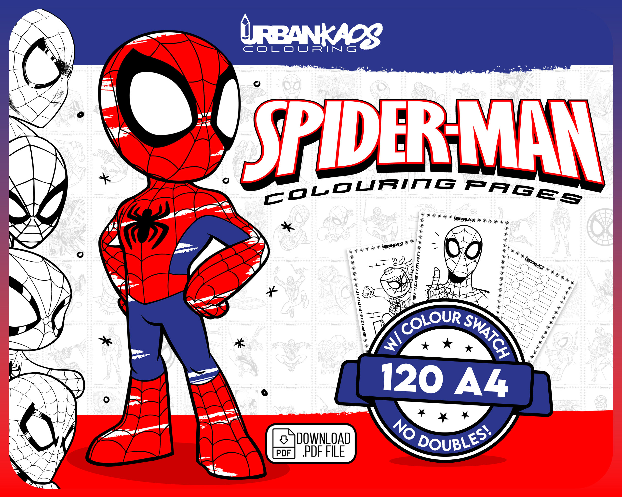 Coloring spiderman