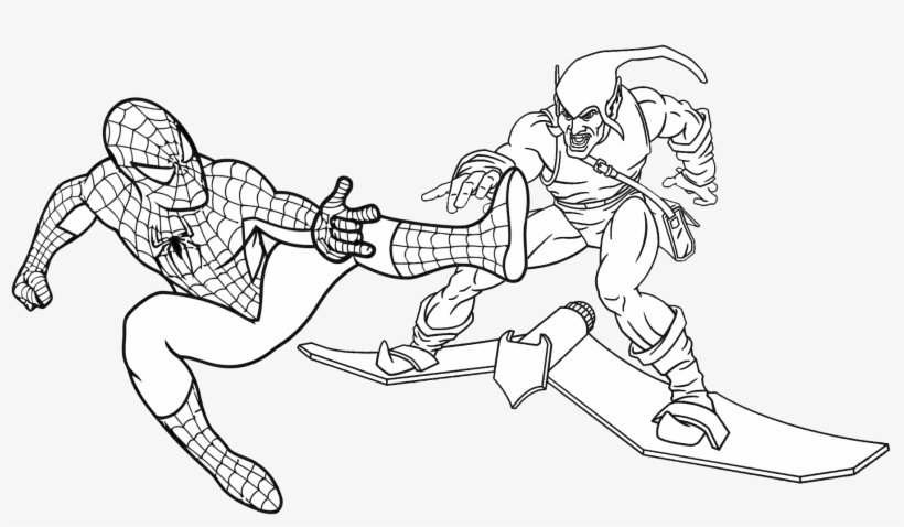 Homem aranha para colorir