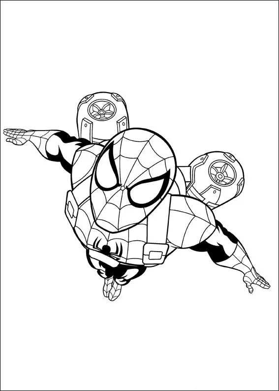 Spiderman malvorlagen