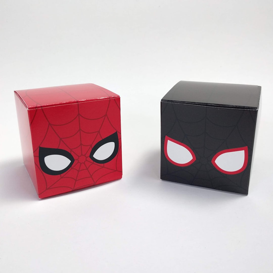 Spiderman treat box diy printable