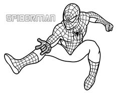 Spiderman para colorear