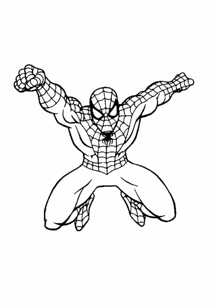 Desenhos do homem aranha para colorir