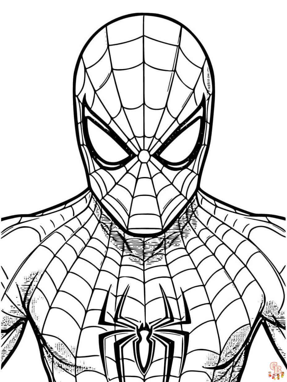 Explore our collection of printable spiderman coloring pages free