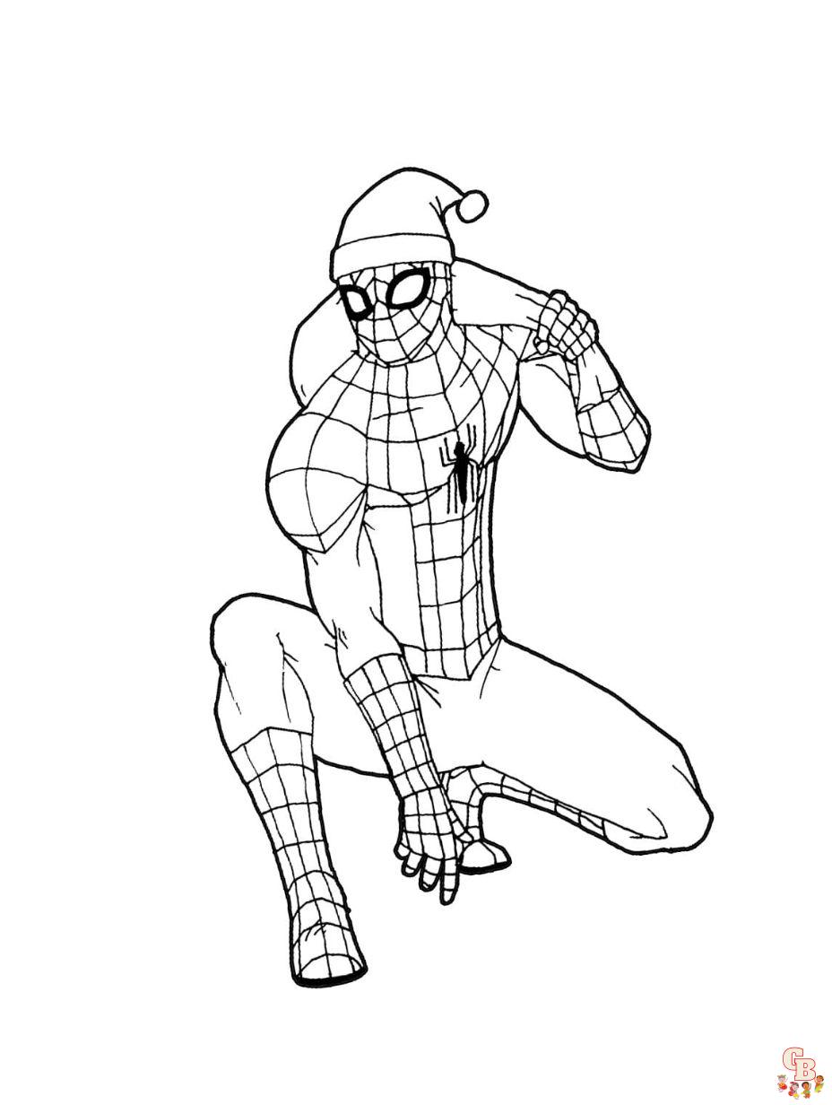 Explore our collection of printable spiderman coloring pages free