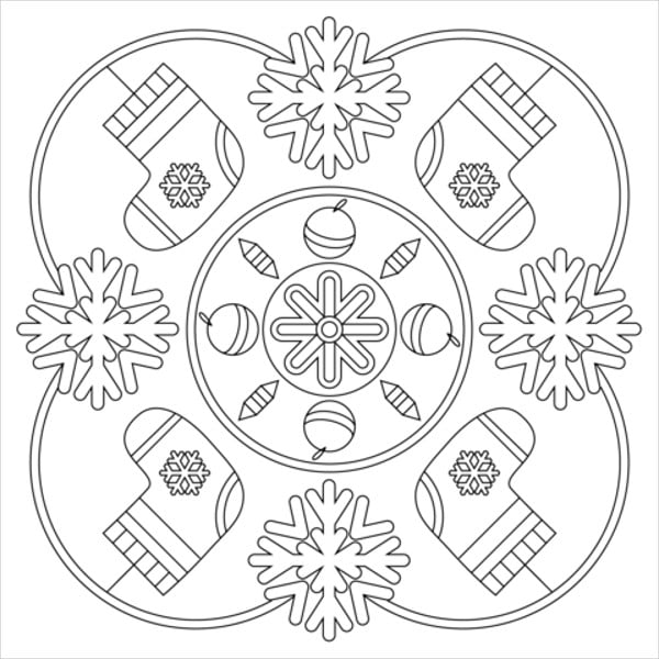 Winter coloring pages