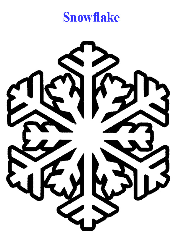 Coloring pages printable snowflake coloring page
