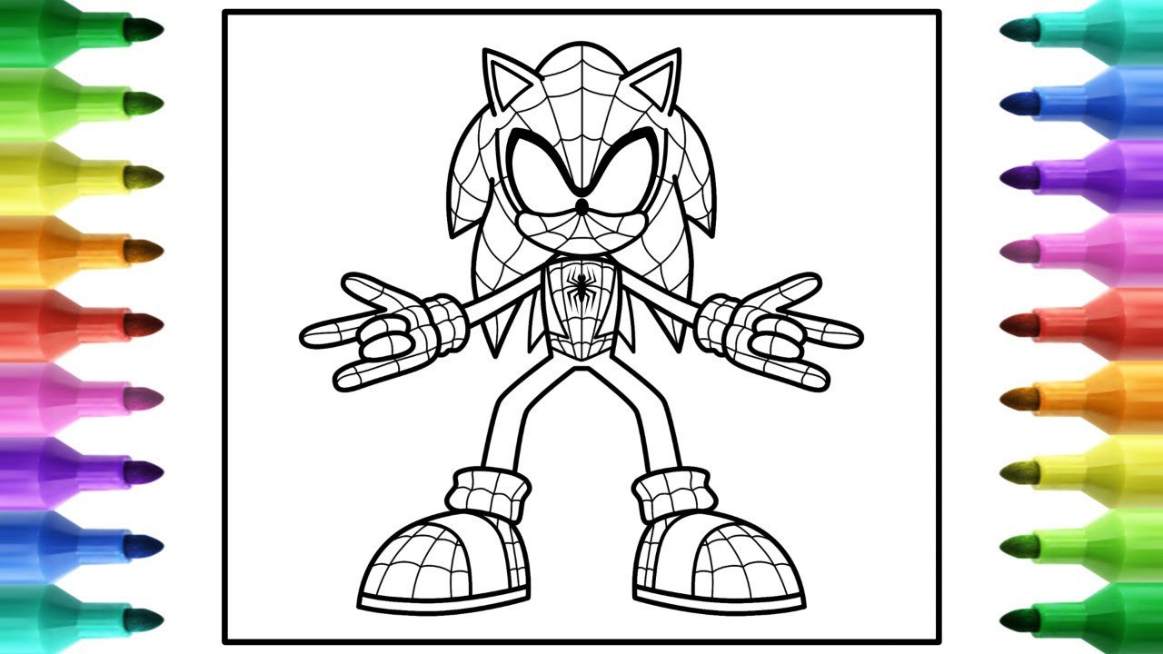 Coloring sonic spider