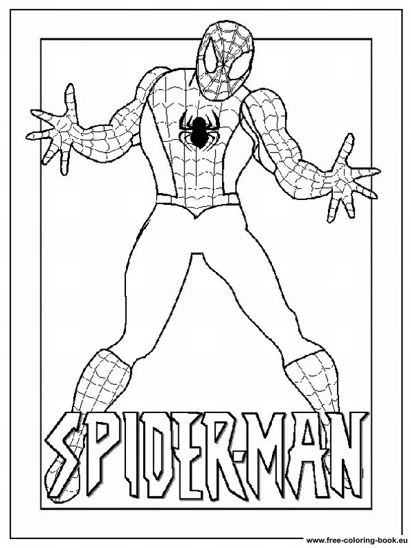 Coloring pages spiderman