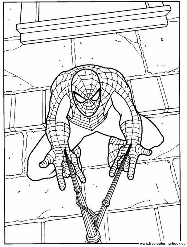 Coloring pages spiderman