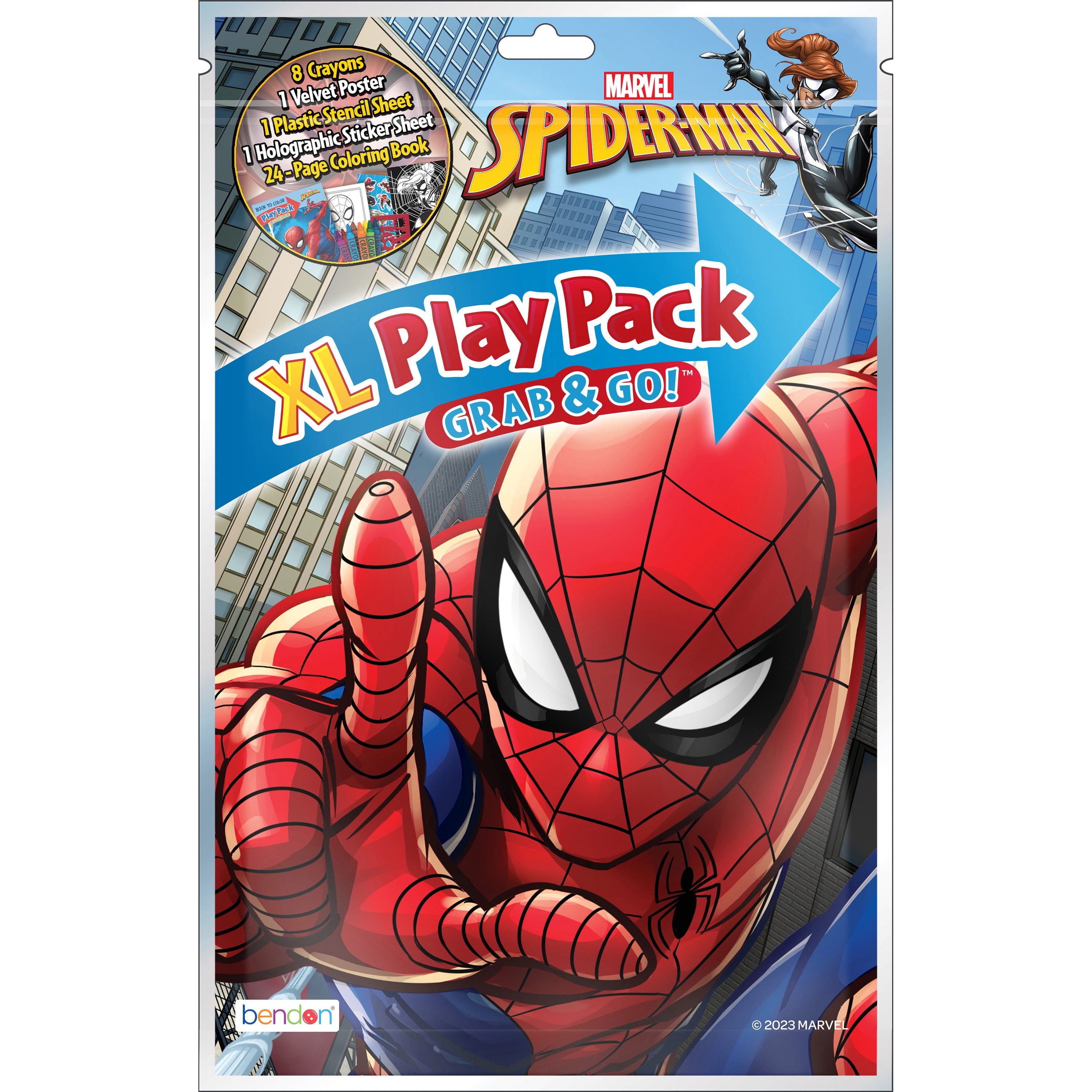 Marvel spiderman xl play pack with