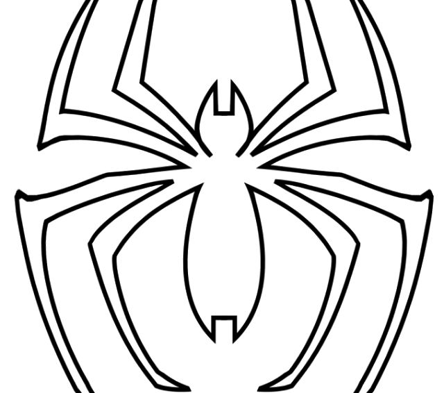 Spiderman spider logo outline for pumpkin carving spiderman pumpkin spiderman coloring spiderman pumpkin stencil