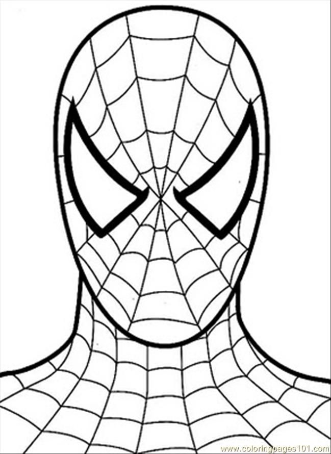 Spiderman printable coloring sheets online printable free online coloringpaâ rosto do homem aranha festa de aniversãrio do homem