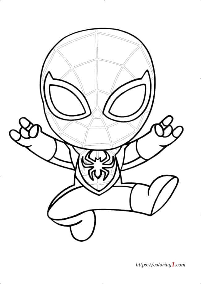 Spiderman coloring pages