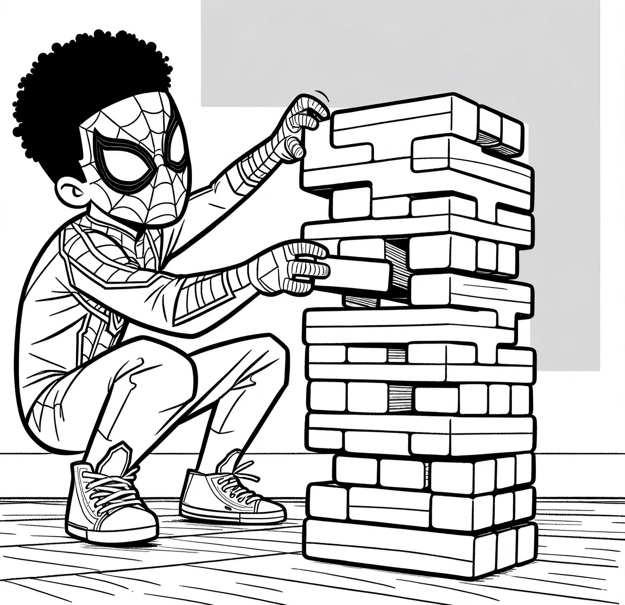 Miles morales coloring pages for free printable