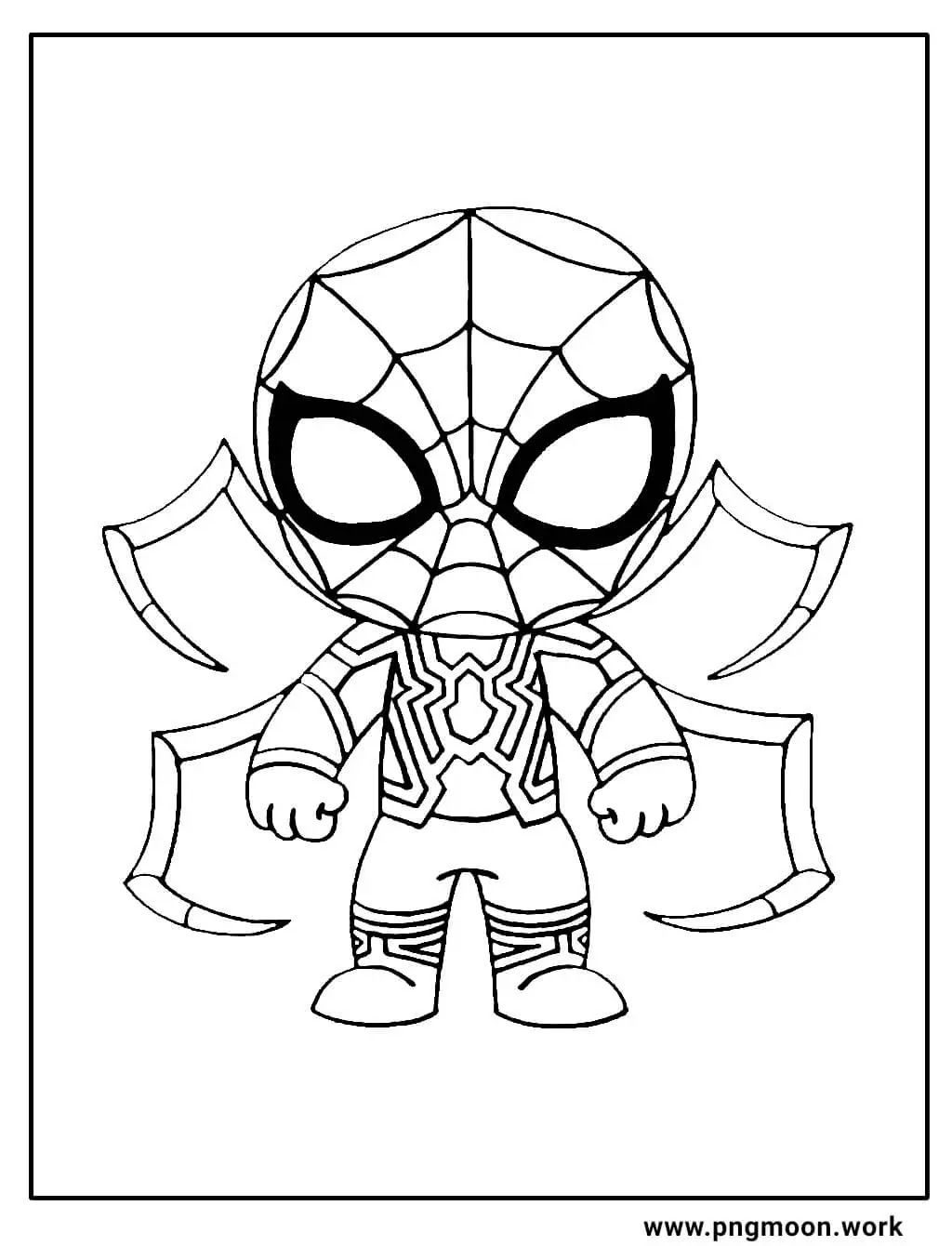Spiderman coloring pages pngmoon â