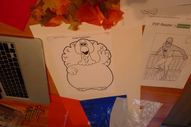 It feels like chaos not the turkey disguise project