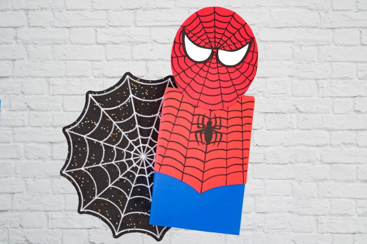 Spiderman valentine box with printable template
