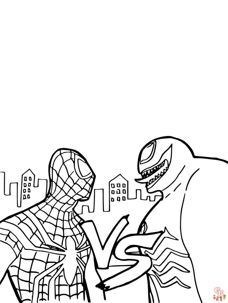 Venom coloring pages