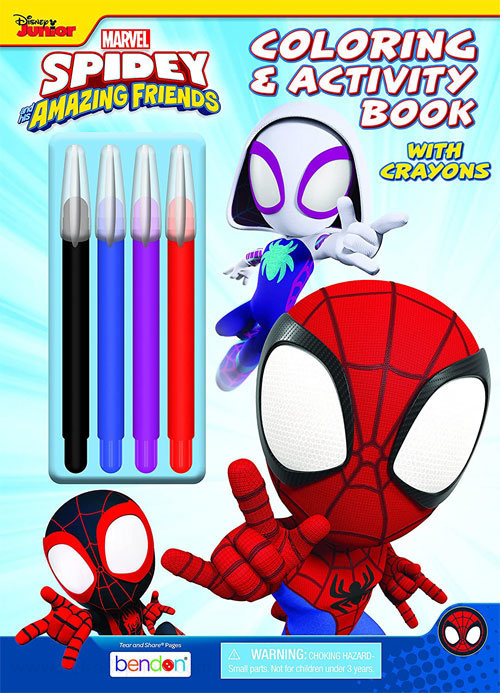Spidey and his amazing friends coloring and activity book coloring books at retro reprints