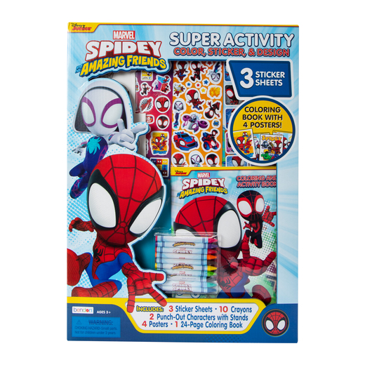 Marvel spidey and his amazing friends super activity set five below let go have fun
