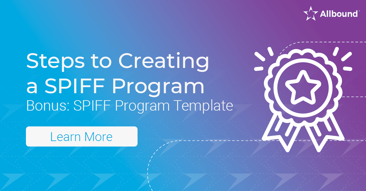Spiff incentive program tips for partner sales