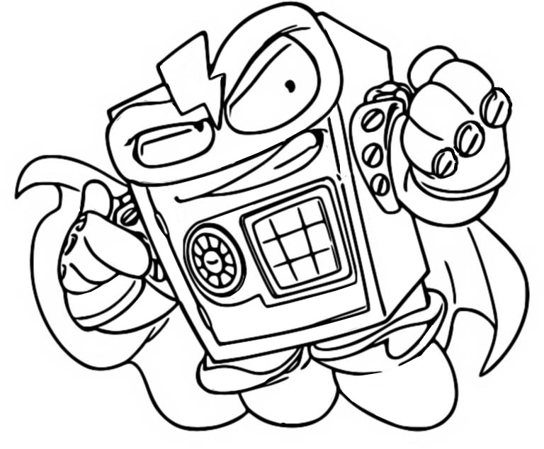 Coloring pages superthings secret spies