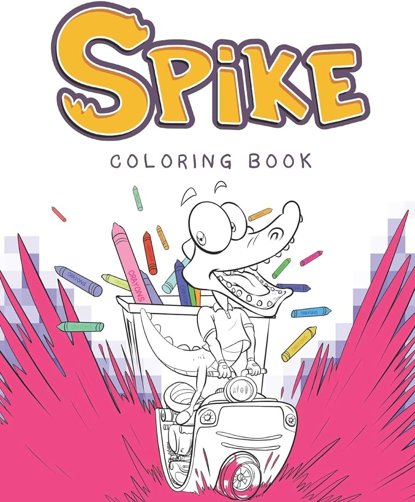 Spike coloring book coloring book domingos daniel domingos daniel books